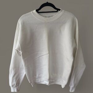 Classic Lee White Sweatshirt - Large